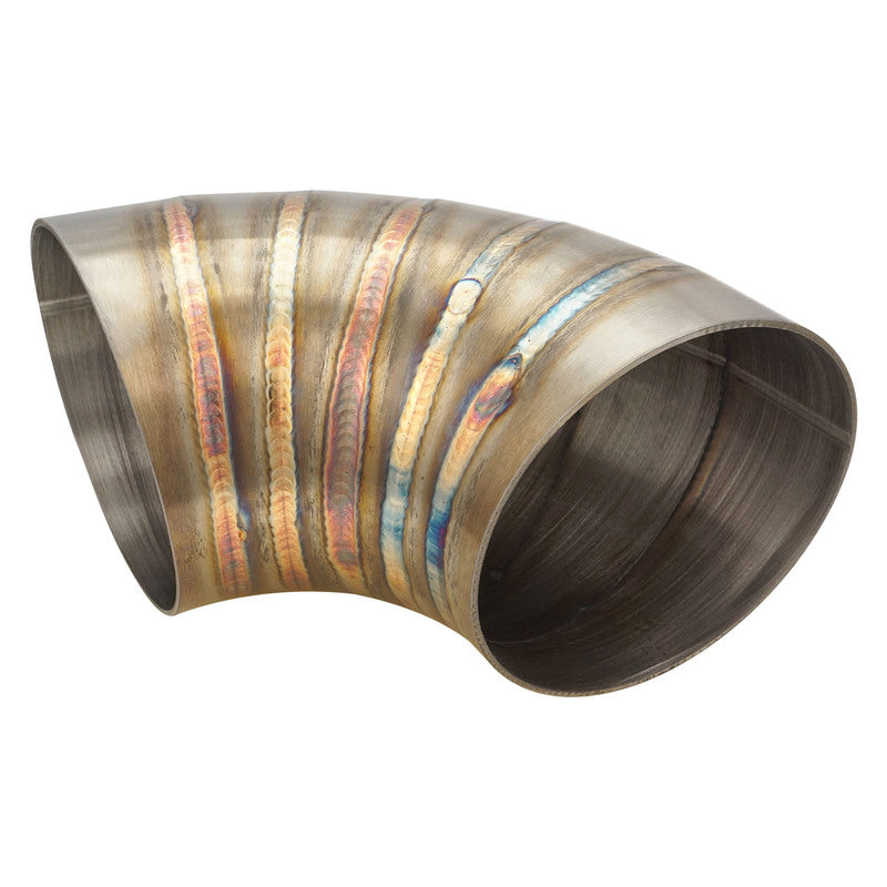 Proflow PFESS-PCRW350-90 Pie Cut Welded Round Tube 304 Stainless Steel 3.5 in. 90 deg