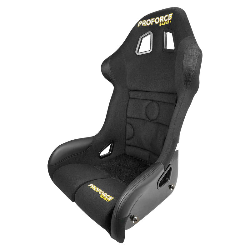 Proforce Safety PFS-RTS800 Proforce Racing Seat FIA Highback Bucket Glass Fiber Reinforce Plastic Black Velour Each
