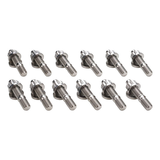 Proflow PFETI-EXSTUD-RB25 Exhaust Manifold Stud Kit Titanium For Nissan RB25/RB20 M10x1.25