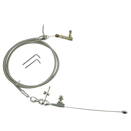 Proflow PFETCS5103 Automatic Transmission Braided Stainless Kickdown Kit Carburettor For Chrysler 904 Kit