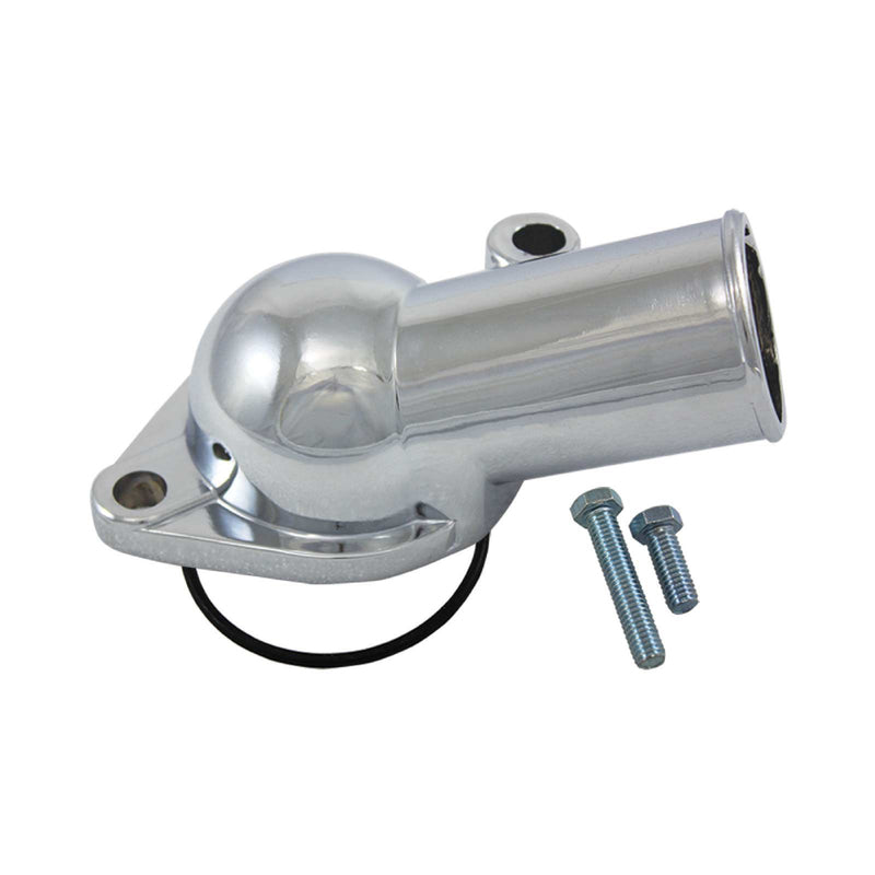 Proflow PFETH-R7288-O Aluminium Water Neck For Chevrolet 20 O'Ring Style Chrome