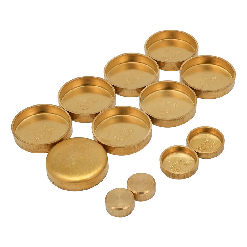 Proflow PFEWP-3818027 Freeze Welch Plug Kit For Ford Falcon XR6 BA/BF/FG Barra 6 Cyl 4.0L Brass