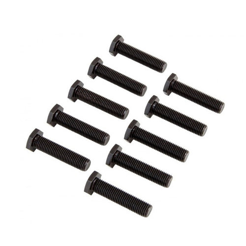 RTS RTS-A1026A Wheel Studs Axle Studs Black Screw-In 1/2''-20 RH Thread 3.00 in. Length Grade 8 w/Washers 10 Pack
