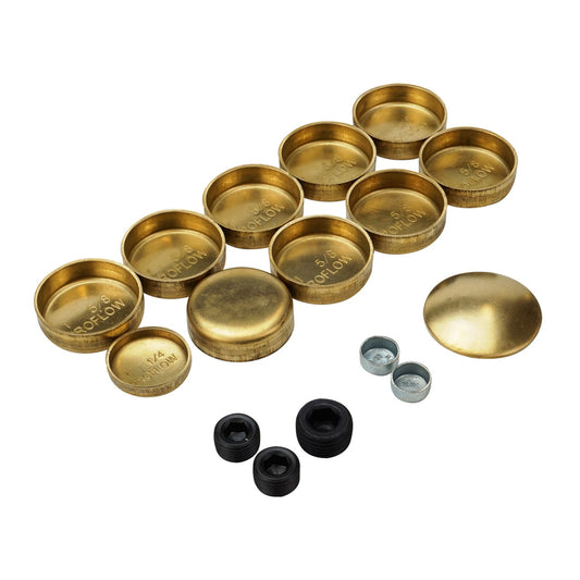 Proflow PFEWP-3818010 Freeze Welch plugs Brass For Chrysler Small Block Kit