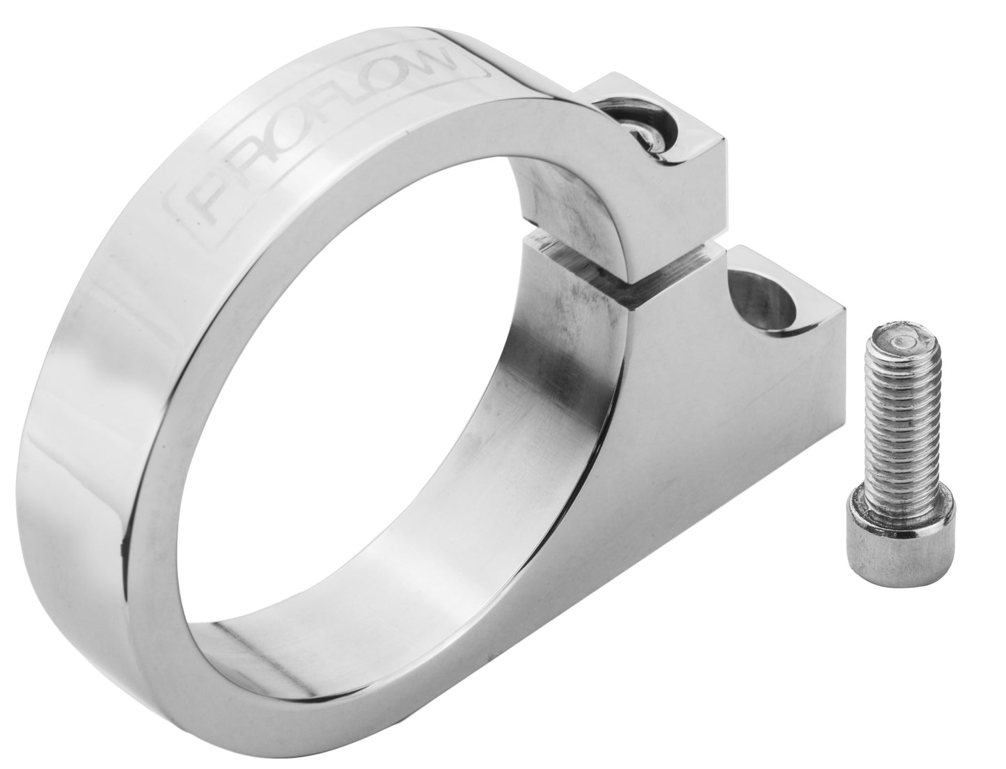 Proflow PFEROO9P Overflow Tank Bracket Aluminium Fits 60mm. Diameter Tanks Polished