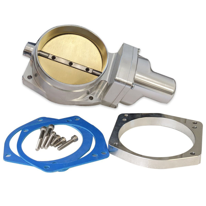 Proflow PFETBFW109 Throttle Body Drive-By-Wire Billet Aluminium Natural 108mm LS Commodore VE (replaces GM12605109)