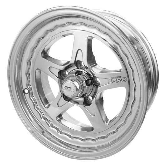 Street Pro Wheels STP002-156000F-POL Street Pro ll Convo Pro Wheel Polished 15x6' For Ford Bolt Circle 5x 4.50' (0) 3.50' Back Space
