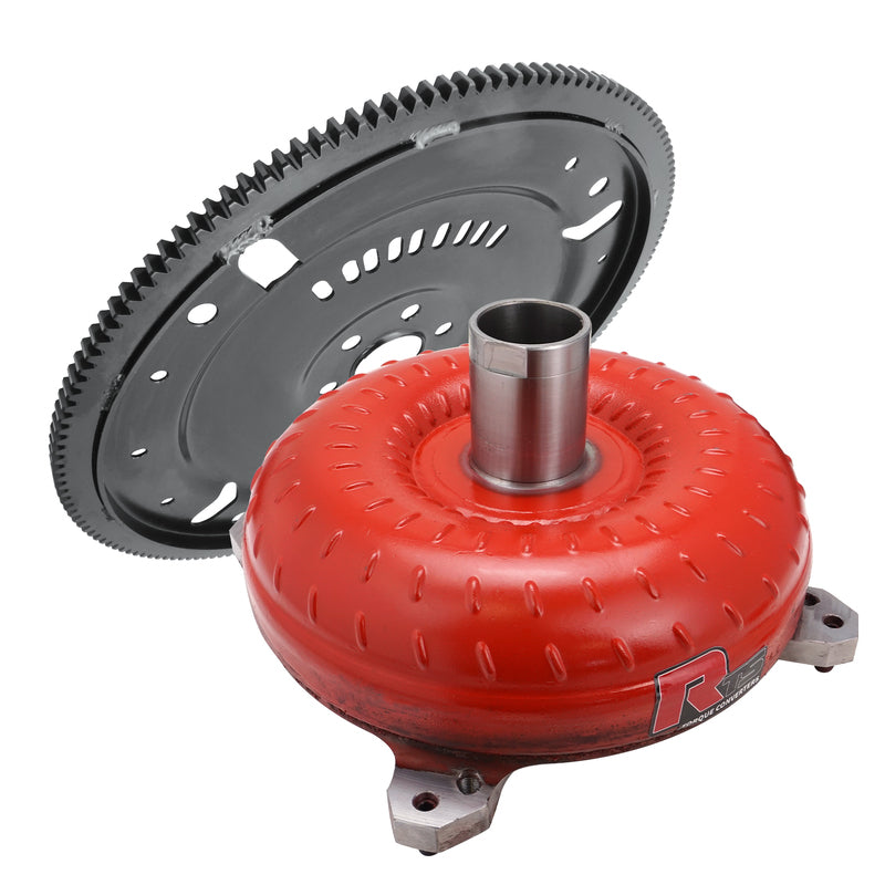 RTS RTSTC-2045 Bandit Billet Plus 9.5'' High Stall Torque Converter & Flexplate Package SB Ford C4 26 Spline 2800-3200 Stall 850HP 164th Flexplate Each
