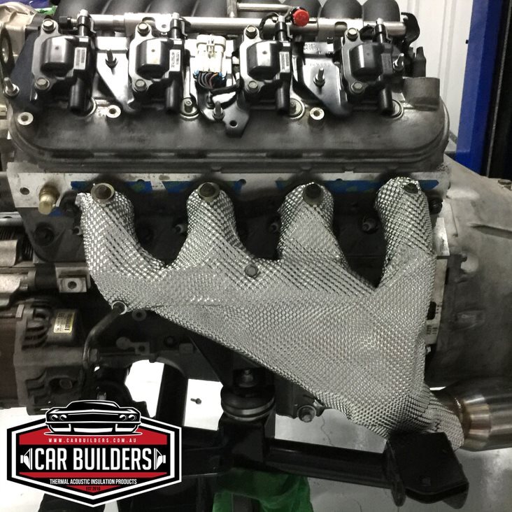 Car Builders Embossed Heat Shield 500mm x 700mm