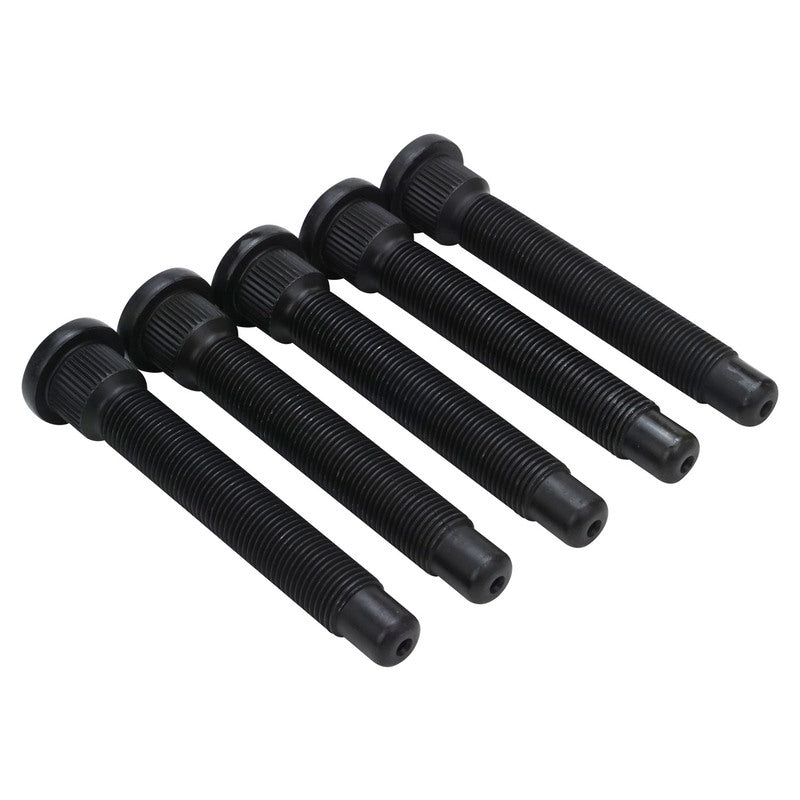 RTS RTS-WS7702 Wheel Studs Axle Studs Press-In 3.200 Inc length 7/16-20 in. Right Hand Thread .580 Knurl Dia Late GM Disc & Drum Brake Set of 5