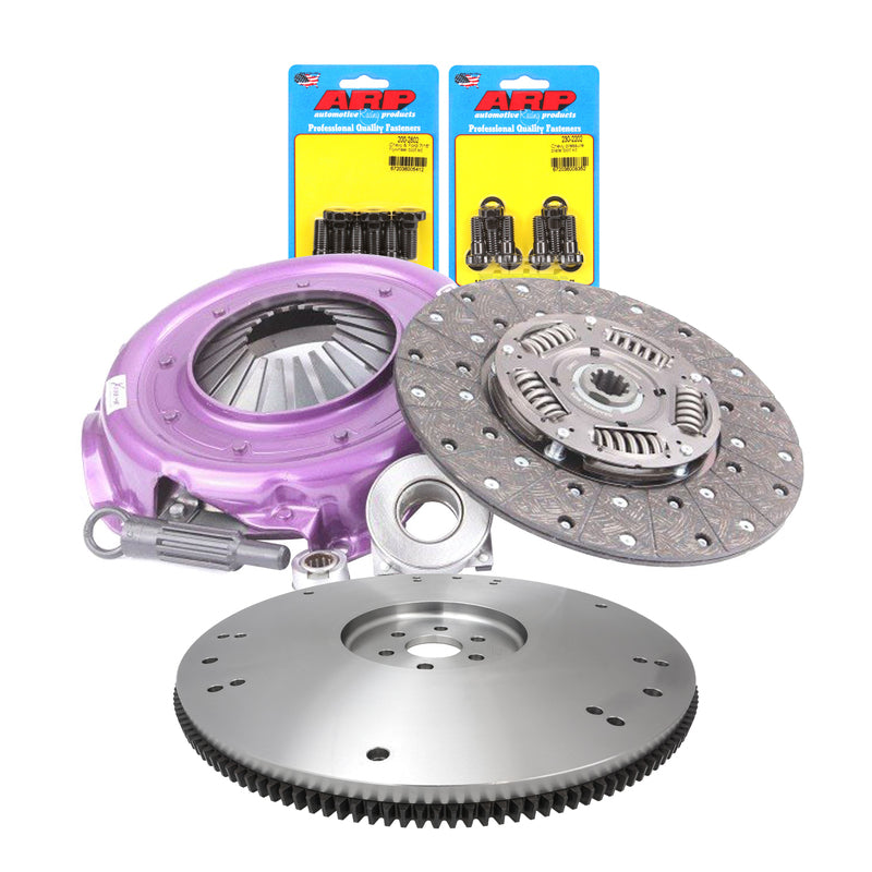 RTS RTS-FW002-28002-1A Clutch & Billet Flywheel Assembly Xtreme Clutch Kit For Ford V8 Bronco Bolt Pattern 10-Spline 1 1/16 in. Diameter Shaft 11 in. Diameter Disc,