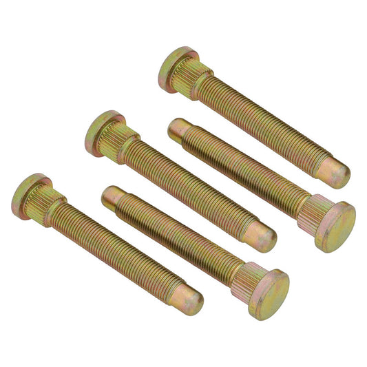 RTS RTS-WS7703 Wheel Studs Axle Studs Press-In 3.200 Inc length,1/2-20 in. Right Hand Thread .625 Knurl Dia For Ford For Chrysler Front Set of 5