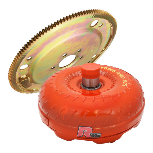 RTS RTSTC-2005-K Stalker 12.75'' High Stall Torque Converter & Flexplate Kit Ford BB C6 External Bal 1.375'' Pilot 2200-2500 550HP Kit