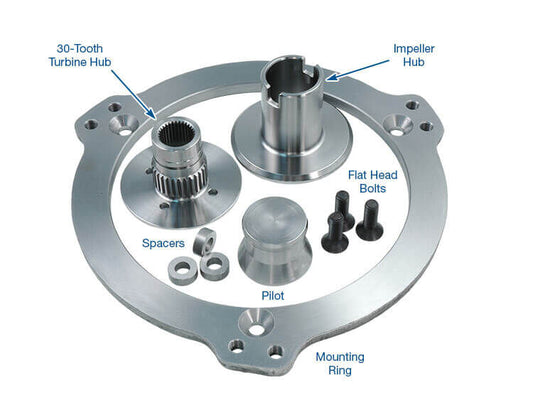 RTS RTS-TCR13-KIT Converter Mounting Ring Kit 300mm GM LS 30spl 4L60E 4L65E Kit