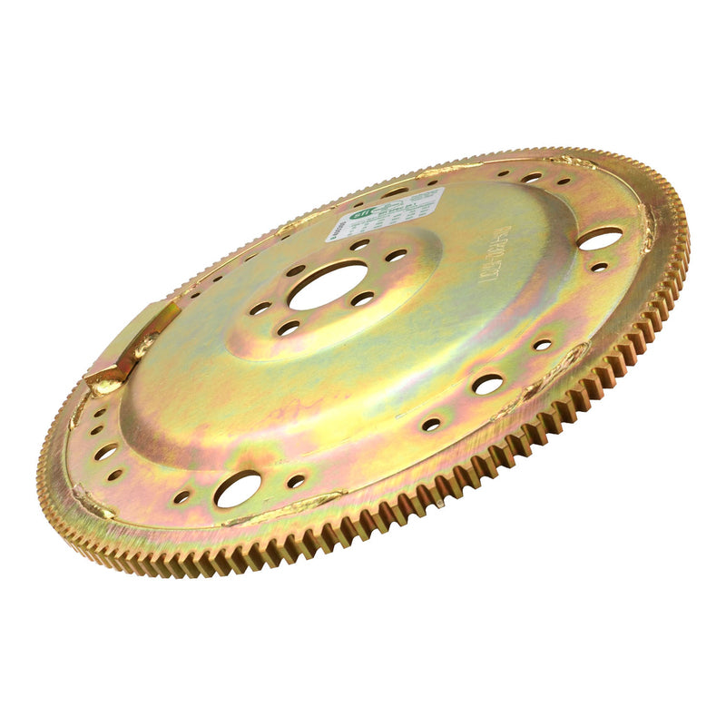 RTS RTS-FP302-157-SFI Transmission Flexplate SB Ford Windsor Cleveland ,SFI 29.1 Gold Zinc 157 Tooth - 28.2 oz/ External - 10.5 Converter Bolt Circle Each