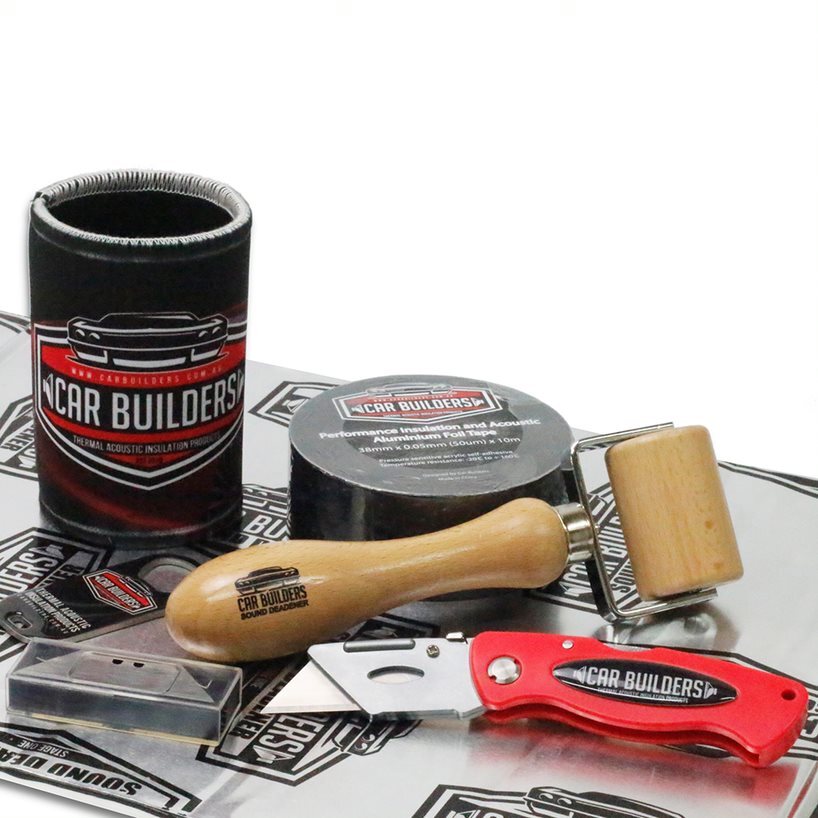 Car Builders Sound Deadener Install Kit Black