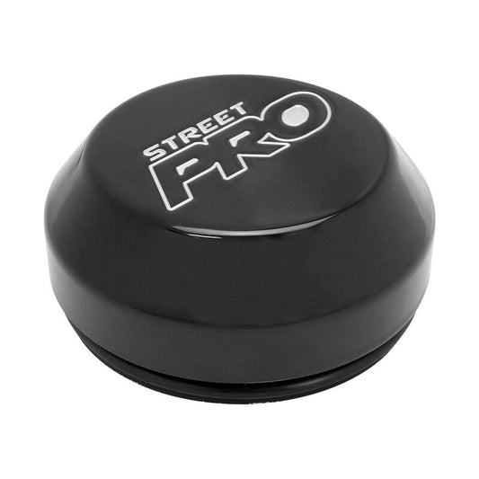 Street Pro Wheels STP009-CL90-BK Billet Centre Cap For 009 Rear Wheels 26mm Height Installed Press In with O-Ring Black