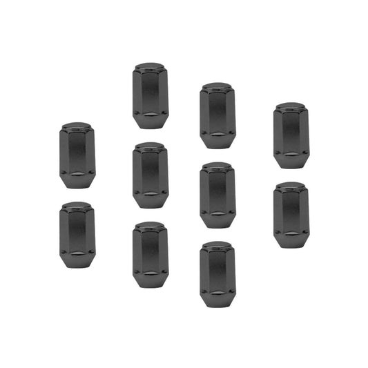 Street Pro Wheels STP-WN5452K10-BLK Wheel Lug Nut Kit Black Acorn Bulge length 1.42 7/16 inch Set of 10