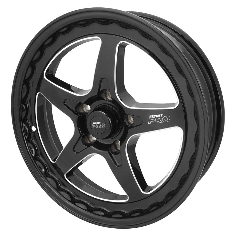 Street Pro Wheels STP002-174500COM-BK Street Pro ll V Convo Pro Wheel Black 17x4.5 in. For Holden Commodore Bolt Circle 5 x 120mm (0) 2.75 in. Back Space