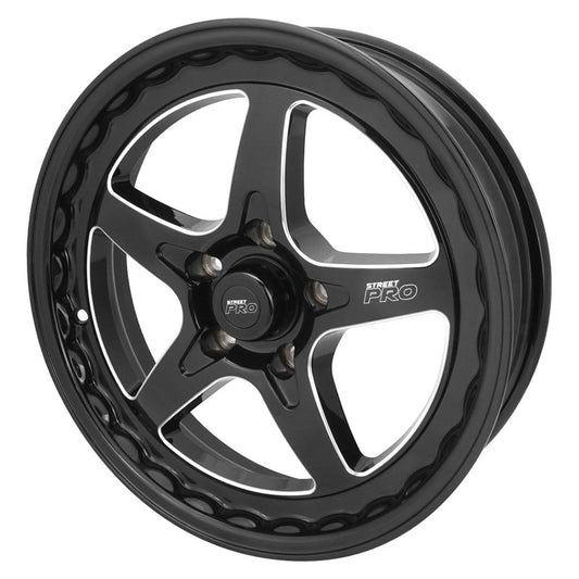 Street Pro Wheels STP002-174500COM-BK Street Pro ll V Convo Pro Wheel Black 17x4.5 in. For Holden Commodore Bolt Circle 5 x 120mm (0) 2.75 in. Back Space
