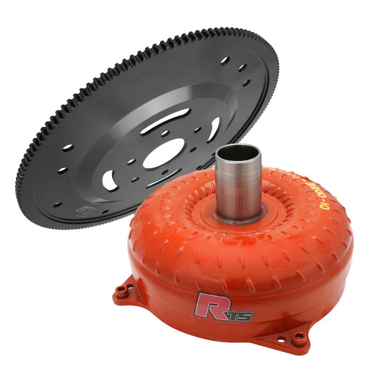RTS RTSTC-2008-K Bandit Billet Plus BB Ford C6 10'' High Stall Torque Converter & Billet Flexplate 1.375'' Pilot 3200-3600 950HP internal Bal Kit
