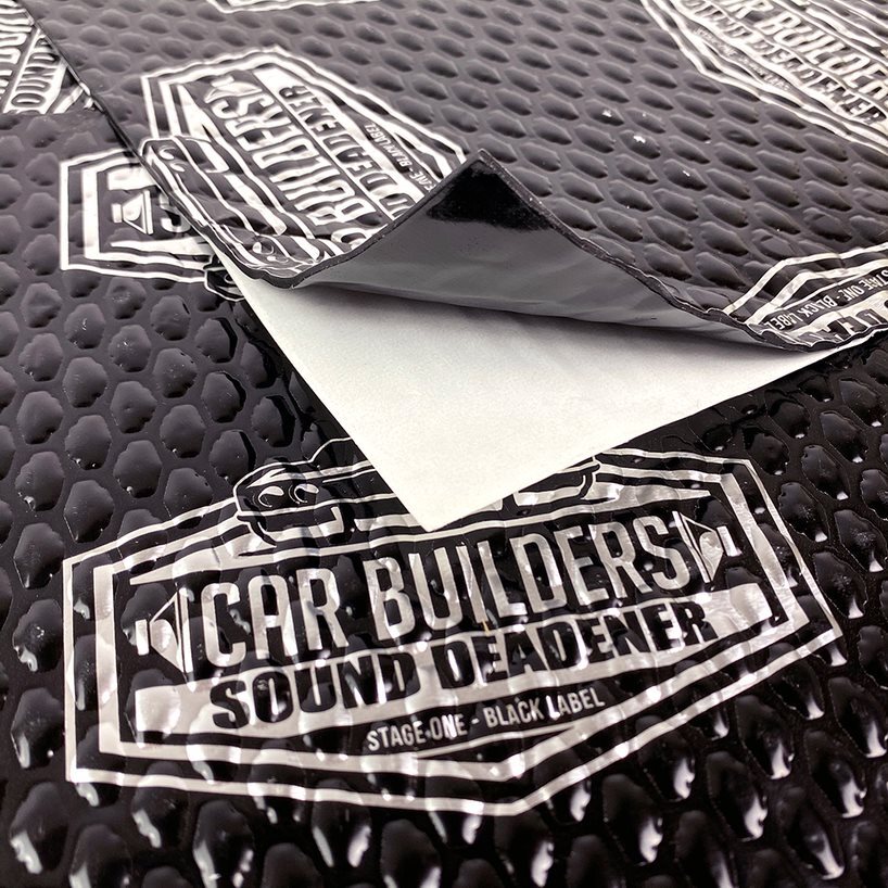 Car Builders Sound Deadener - Stage 1 - 1 Box - 1.8 - Black