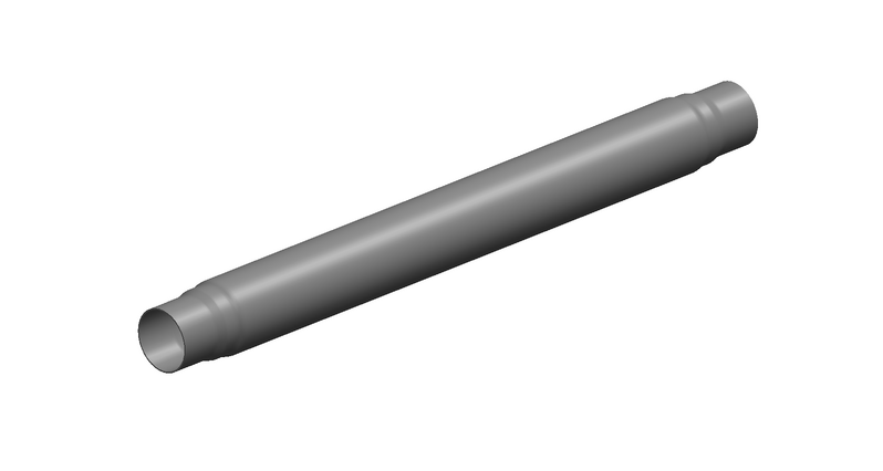 RTS RTS-DTGTHO35DS OE Ford GTHO Driveshaft Tubing Steel 3.50 in x .065in. With Factory Style Double Swage Back To 3.00 in Concours Correct Each