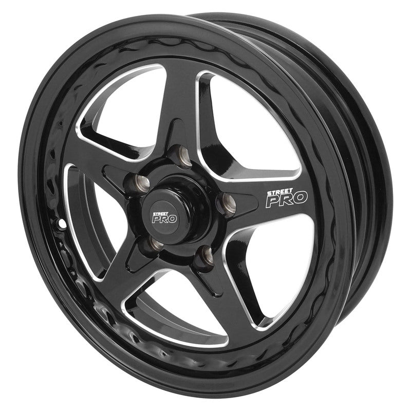 Street Pro Wheels STP002-154000COM-BK Street Pro ll V Convo Pro Wheel Black 15x4 in. For Holden Commodore Bolt Circle 5 x 120mm (0) 2.5 in. Back Space