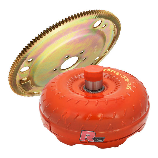 RTS RTSTC-2009-K Stalker 12.75'' High Stall Torque Converter & Flexplate Kit Ford SB or BB C6 External Bal 1.375'' Pilot 2500-2800 550HP Kit