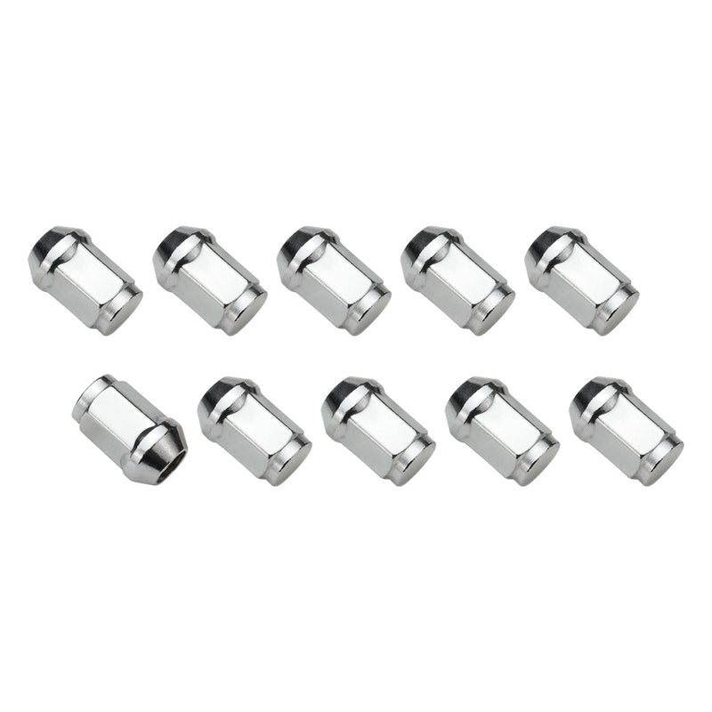 Street Pro Wheels STP-WN5455K10-CHM Wheel Lug Nut Kit Chrome Acorn Bulge length 1.42 M12 x 1.50 Set of 10