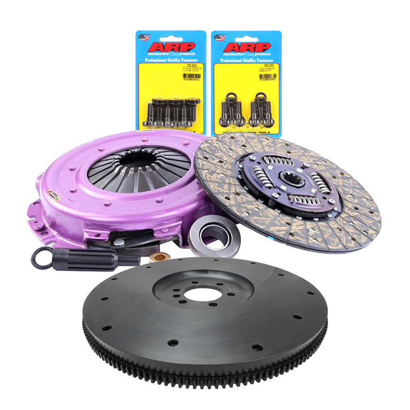 RTS RTS-FW001-28001-1A Clutch & Billet Flywheel Assembly Xtreme Clutch Kit For GM Chevrolet V8 10-Spline 1 1/8 in. Diameter Shaft 11 in. Diameter Disc Kit