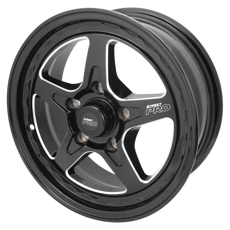 Street Pro Wheels STP002-156000COM-BK Street Pro ll V Convo Pro Wheel Black 15x6 in. For Holden Commodore Bolt Circle 5 x 120mm (+32) 4.75 in. Back Space