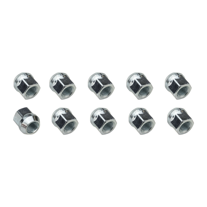 Street Pro Wheels STP-WN5350K10-CHM-OP Wheel Lug Nut Kit Chrome Acorn Open End Bulge Length 0.87 1/2 inch Set of 10