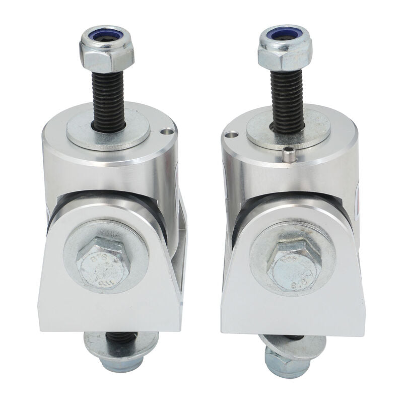 RTS RTS-EMP011-B Power Mount Engine Mount Billet Aluminium Replacement GM LS Commodore VT-VZ Anodised Aluminium/Black Polyurethane Pair Kit