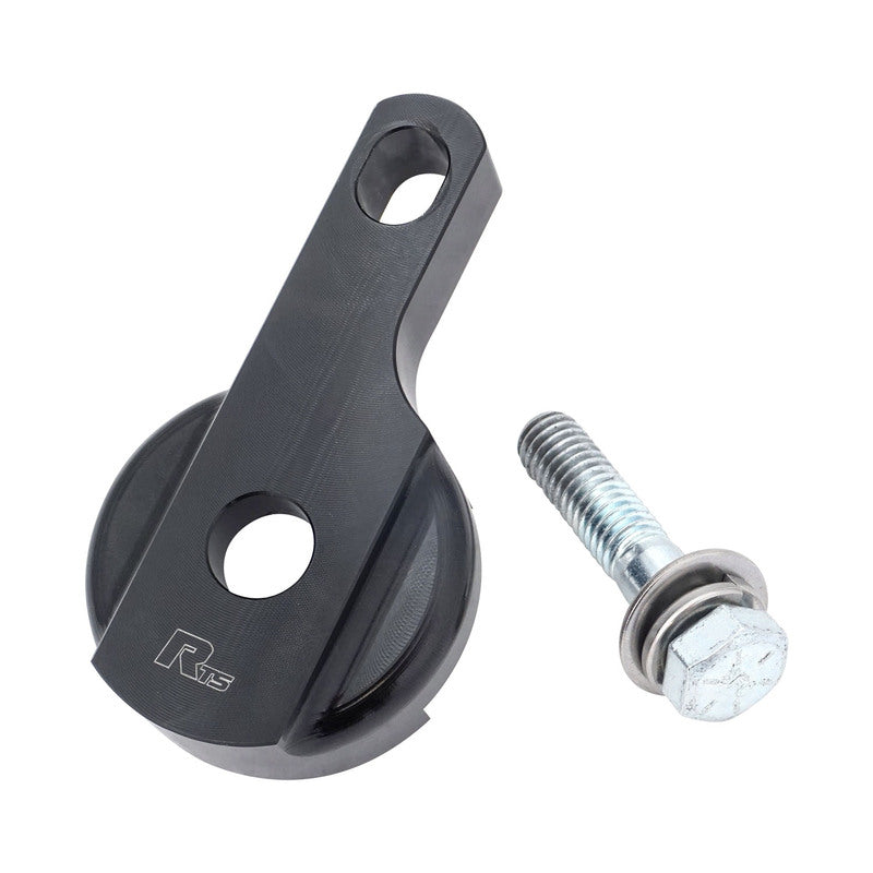RTS RTS-TBS400-BKT Transmission Trans Brake Solenoid Bracket Suits Ford C4 C10 Push Fit Solenoid Billet Black Each