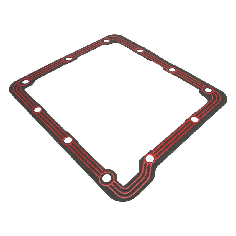 RTS RTSGKLL-20400 Transmission Pan Gasket For Ford C4 C9 C10 Red Silicone Bead w/Steel Core LubeLocker Style 1.25mm Thick Each