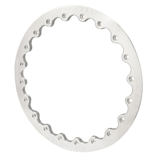 Street Pro Wheels STP009-BL001-POL Street Pro 009 Series Rear Beadlock Ring 15'' Polished Billet Aluminium Each