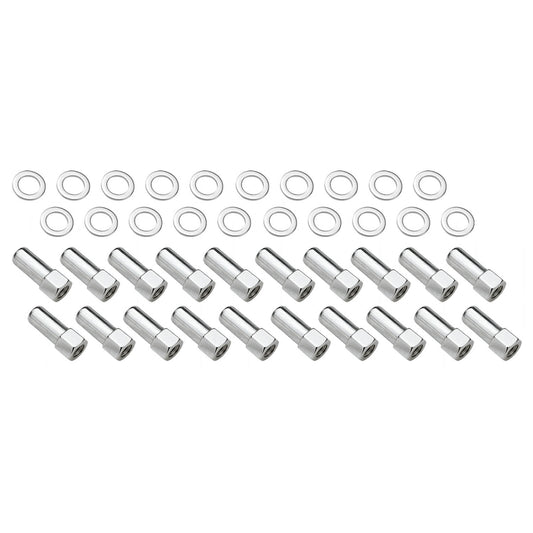 Street Pro Wheels STP-WN5122-0K20 Wheel Lug Nut Kit Chrome Cragar Weld SST Open End Mag Length 1.91 7/16 1.380 inch Shank Set of 20
