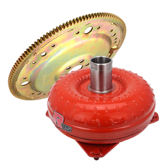 RTS RTSTC-2000-K Stalker 10 High Stall Torque Converter& Flexplate Kit SB Ford C4 26 Spline 2200-2500 Stall 650HP Each