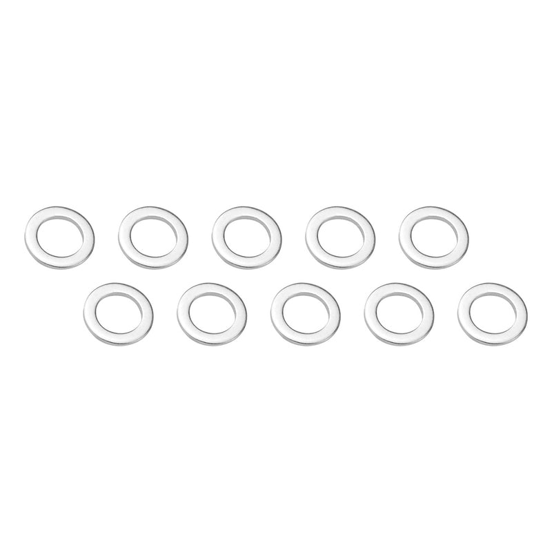 Street Pro Wheels STP-WN5481-10 Street Pro Wheel Lug Nut Washers Chrome Mag Wheel Lug Nut Washers Set of 10 2.8mm T / 27mm OD x