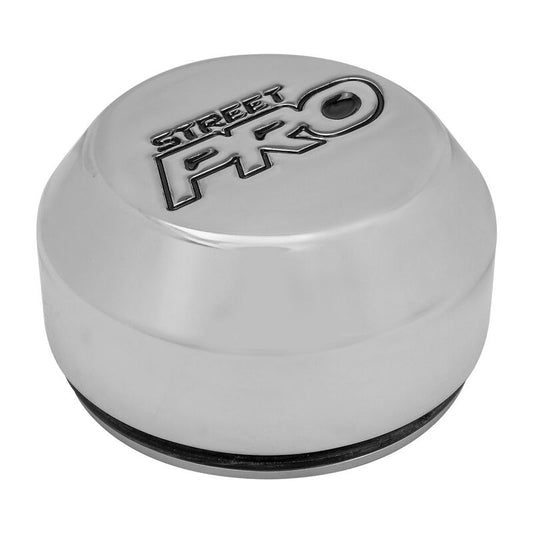 Street Pro Wheels STP009-CL90F Billet Centre Cap For 009 Wheels 34mm Height Installed Press In with O-Ring Polished