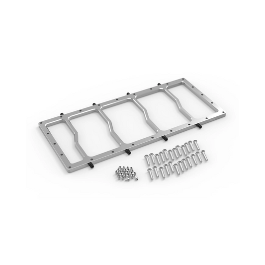 NOS12536 - Dry NOS Plate for Sniper EFI Fabricated Race Series LS Intake Manifolds-Silver