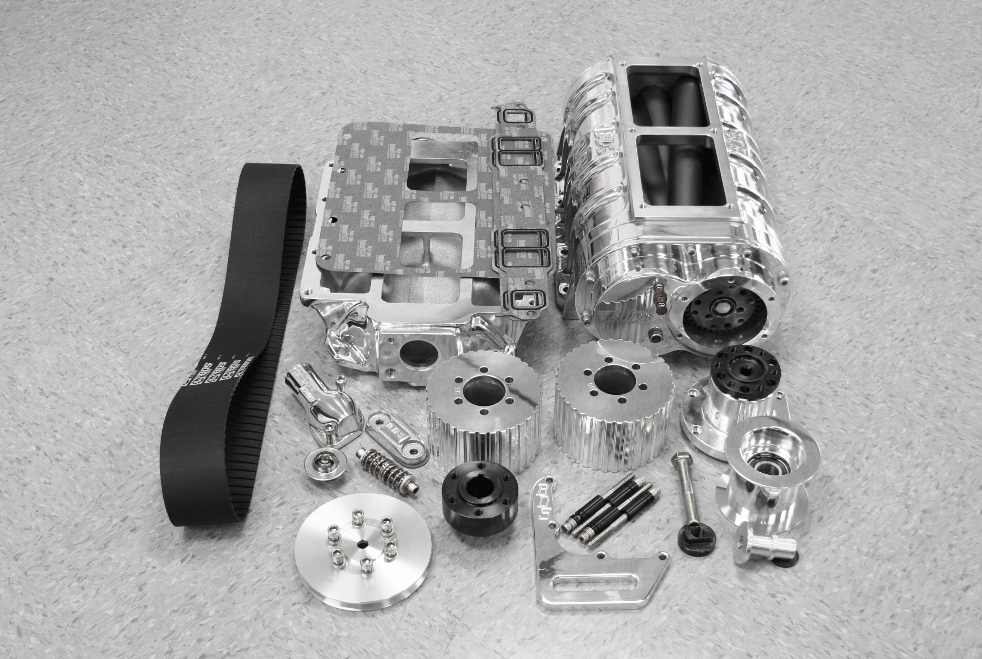 Blower Drive Service BDS-BK-3021K Chevy 265-350 1V Polished 6-71 Blower Kit Stage 1