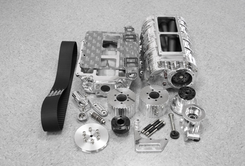 Blower Drive Service BDS-BK-3031K Chevy 348-409 1V Polished 6-71 Blower Kit Stage 1
