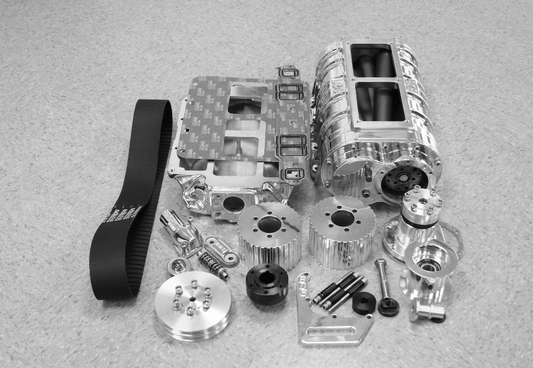Blower Drive Service BDS-BK-3032K Chevy 348-409 2V Polished 6-71 Blower Kit Stage 1