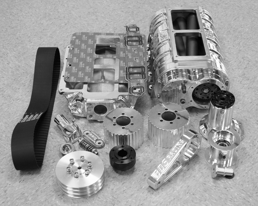 Blower Drive Service BDS-BK-3033K Chevy 348-409 3V Polished 6-71 Blower Kit Stage 1