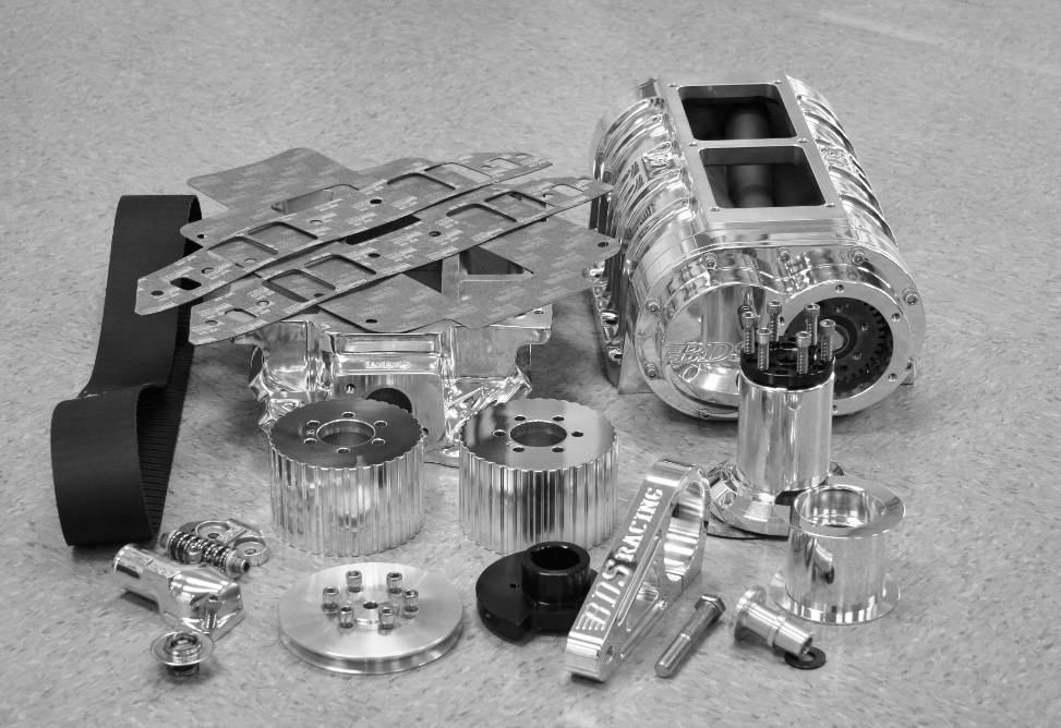 Blower Drive Service BDS-BK-3051K Chevy 454 1V Polished 8-71 Blower Kit Stage 1