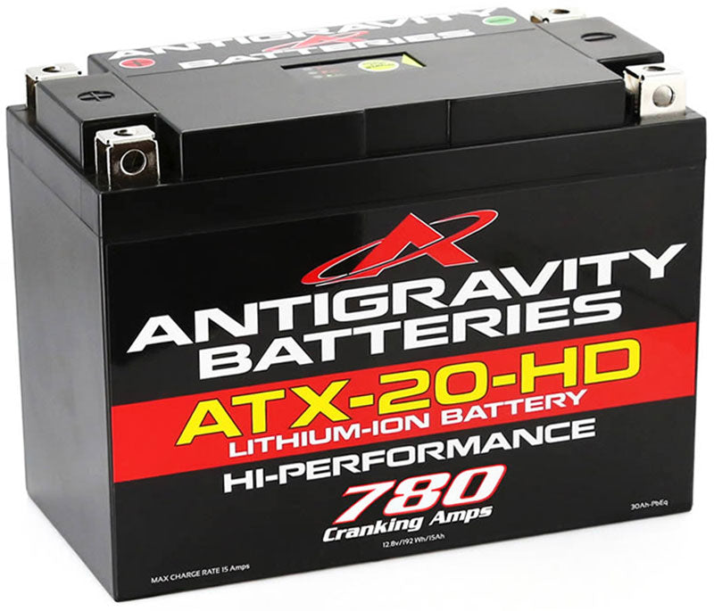 Antigravity Batteries AG-ATX20-HD Lithium Battery 12V 780CA 30AH (Pb Eq) Ytx20 Small Case