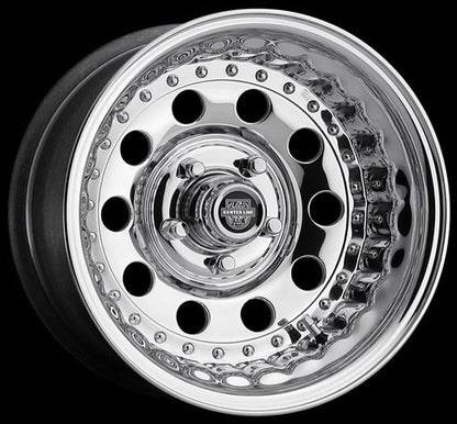 Center Line CE03-5125-507 Convo Et 15" x 12" Wheel - Hi-Polish Mirror Finish 5x4.5"/4.75" Ford/Chev Holden HQ Multi-Fit Bolt Circle 5" Backspace Ce03-5125-5