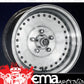 Center Line CE05-5124-542 Auto Drag 15" x 12" Wheel - Satin Finish 5x4.25" Bolt Circle 4-7/8" Backspace
